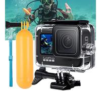 ZLMC 60M Waterproof Case for GoPro Hero 11 10 9 Black, Protective Underwater Dive Housing Shell + Holding Selfie Stick Floating Stick for Go Pro Hero 11 Hero10 Hero9 Action Camera