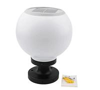 ZLMFK Outdoor solar column head lamp garden lamp household gate column head lamp villa peripheral wall lamp waterproof decorative lamp