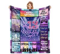 Zlomjro Gifts for 13 Year Old Girls Blanket 50"x60" - 13th Birthday Gifts for Girls - 13 Year Old Girl Birthday Gift Ideas - 13th Birthday Gift Ideas Throw Blankets