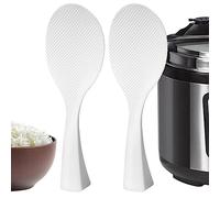 ZLONGYAN Standing Rice Scooper, Home Rice Cooker Non-Stick Rice Paddle, no Deformation and no Damage to The pan, This Rice Spatula has a Moderate Hardness, so You can use it with Ease (C 2 Pack)