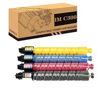 ZLOR IM C300 Compatible Toner Cartridge Replacement for Ricoh IM C300 IM C400 Printer, High-Performance High Capacity 4color