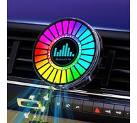 Zlqemik Rhythm Ambient Lamp, Led Rhythm Light, Rgb LED Atmosphere Lamps, Bright Color Musical Atmosphere Lights, Compact Neon Lights For Car Decoration, For Car, Auto, Party, Music