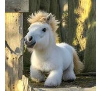 Zlqemik Robot Horse, Plush Horse Toys For Kids, Electronic Interactive Plush Toys, Stuffed Horses Realistic Pet, That Making Sounds, Walking, And Wagging Tail