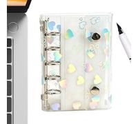 Zlqemik Transparent File Folder Document Protection Cover, Transparent PVC Document Protective Covers, Journal Scrapbook Notebook Cover, For Use As A Travel Journal, For Coming To Work And