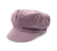 ZLSLZ Womens Retro Corduroy Ivy Newsboy Paperboy Cabbie Gatsby Painter Hats Caps - Purple - One Size