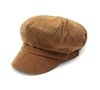ZLSLZ Women's Retro Peaked Ivy Newsboy Paperboy Gatsby Cabbie Painter Cap Hats, 5-tan, M