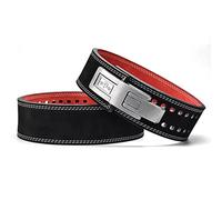 ZLSNOBLE Fitness Bar Weightlifting Belt 13mm Weightlifting Fitness Belt For Men And Women Lower Back Support Weightlifting Hard Pull Squat(Silver,M)