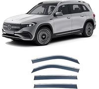 ZLSXTN Car Wind Deflectors for Mercedes-Benz EQB X243 2022-2024, Dark Grey Modern Plastic Clip-On Vehicle Specific Fit for Car Windows