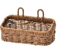 Zlthraustic Storage Basket Wall Mount Hollow Brown Home Decor Container for Plants Kitchen Ginger Garlic Vegetables Large, S, S