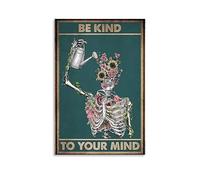 ZLTOFJ Be Kind To Your Mind Mental HealthModern Family Bedroom Office Decoration Celebrity Singer Music Movie Cartoon Poster Art Poster08x12inch(20x30cm) Unframe-style