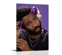 ZLTOFJ Childish Gambino CampModern Family Bedroom Office Decoration Celebrity Singer Music Movie Cartoon Poster Art Poster08x12inch(20x30cm) Frame-style