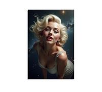 ZLTOFJ Marilyn MonroeModern Family Bedroom Office Decoration Celebrity Singer Music Movie Cartoon Poster Art Poster16x24inch(40x60cm) Unframe-style