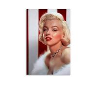 ZLTOFJ Marilyn MonroeModern Family Bedroom Office Decoration Celebrity Singer Music Movie Cartoon Poster Art Poster08x12inch(20x30cm) Unframe-style