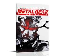 ZLTOFJ Metal Gear Solid PosterModern Family Bedroom Office Decoration Celebrity Singer Music Movie Cartoon Poster Art Poster08x12inch(20x30cm) Frame-style