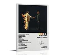 ZLTOFJ Metro Boomin Heroes&Villains Music PosterModern Family Bedroom Office Decoration Celebrity Singer Music Movie Cartoon Poster Art Poster08x12inch(20x30cm) Frame-style