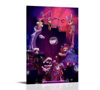 ZLTOFJ The Amazing Digital CircusModern Family Bedroom Office Decoration Celebrity Singer Music Movie Cartoon Poster Art Poster08x12inch(20x30cm) Frame-style
