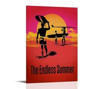 ZLTOFJ The Endless Summer Movie PosterModern Family Bedroom Office Decoration Celebrity Singer Music Movie Cartoon Poster Art Poster24x36inch(60x90cm) Frame-style