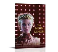 ZLTOFJ The Neon Demon Movie PosterModern Family Bedroom Office Decoration Celebrity Singer Music Movie Cartoon Poster Art Poster24x36inch(60x90cm) Frame-style