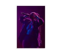 ZLWZPZLN Alicia Keys Famous Singer Pop Music Canvas Poster Wall Art Decorative Painting Bedroom Painting Posters 16x24inch(40x60cm) Unframe-style