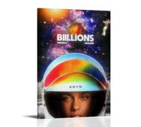 ZLWZPZLN ALICIA KEYS Famous Singer Pop Music Canvas Poster Wall Art Decorative Painting Bedroom Painting Posters 16x24inch(40x60cm) Frame-style