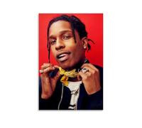ZLWZPZLN ASAP Rocky Famous Singer Pop Music Canvas Poster Wall Art Decorative Painting Bedroom Painting Posters 16x24inch(40x60cm) Unframe-style