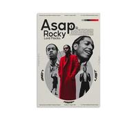 ZLWZPZLN ASAP Rocky Famous Singer Pop Music Canvas Poster Wall Art Decorative Painting Bedroom Painting Posters 24x36inch(60x90cm) Unframe-style