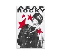 ZLWZPZLN ASAP Rocky Famous Singer Pop Music Canvas Poster Wall Art Decorative Painting Bedroom Painting Posters 12x18inch(30x45cm) Unframe-style