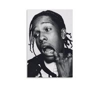 ZLWZPZLN ASAP Rocky Famous Singer Pop Music Canvas Poster Wall Art Decorative Painting Bedroom Painting Posters 20x30inch(50x75cm) Unframe-style