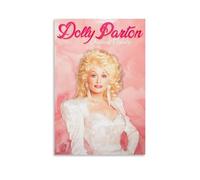 ZLWZPZLN Dolly Parton Famous Singer Pop Music Canvas Poster Wall Art Decorative Painting Bedroom Painting Posters 12x18inch(30x45cm) Unframe-style