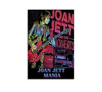 ZLWZPZLN Joan Jett & The Blackhearts Famous Singer Pop Music Canvas Poster Wall Art Decorative Painting Bedroom Painting Posters 24x36inch(60x90cm) Unframe-style