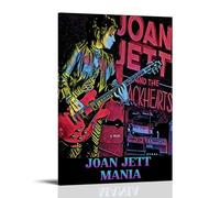 ZLWZPZLN Joan Jett & The Blackhearts Famous Singer Pop Music Canvas Poster Wall Art Decorative Painting Bedroom Painting Posters 24x36inch(60x90cm) Frame-style