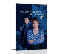 ZLWZPZLN Moonflower MurdersClassic Movies Wonderful TV Series Canvas Poster Wall Art Decorative Painting Bedroom Painting Posters08x12inch(20x30cm) Frame-style