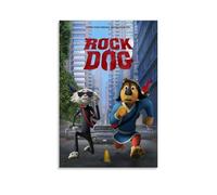 ZLWZPZLN Rock Dog Popular Anime Classic Anime Canvas Poster Wall Art Decorative Painting Bedroom Painting Posters 16x24inch(40x60cm) Unframe-style