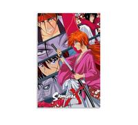 ZLWZPZLN Rurouni Kenshin Popular Anime Classic Anime Canvas Poster Wall Art Decorative Painting Bedroom Painting Posters 12x18inch(30x45cm) Unframe-style