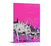 ZLWZPZLN So I'm A Spider, So What Popular Anime Classic Anime Canvas Poster Wall Art Decorative Painting Bedroom Painting Posters 16x24inch(40x60cm) Frame-style