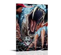 ZLWZPZLN So I'm A Spider, So What Popular Anime Classic Anime Canvas Poster Wall Art Decorative Painting Bedroom Painting Posters 24x36inch(60x90cm) Frame-style