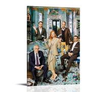 ZLWZPZLN SuccessionClassic Movies Wonderful TV Series Canvas Poster Wall Art Decorative Painting Bedroom Painting Posters24x36inch(60x90cm) Frame-style