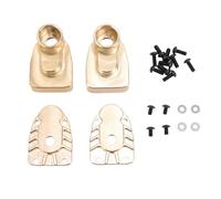 ZLXCAOB 1 Pair RC Rear Axle Seat Fit for AXIAL AXP8 Gilamon 1/8 Car Replacement Set Brass