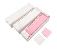 ZLXCAOB 1000pcs Non Lint Nail Wipes Double Sided 3 Layered Soft Cotton Eyelash Extension Glue Wipes Pink White for Nail Beauty Salon Pink White