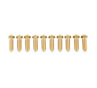 ZLXCAOB 10PCS Brass Nozzles Replacement for Kobra 3 Combo 3D Printer Extruder Hotend Nozzle Kit (0.6mm)