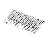 ZLXCAOB 12Pcs Lead Free Replacement Soldering Solder Iron Tips Station Tool Kit