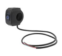 ZLXCAOB 22mm Motorcycle Switch Universal Handlebar Horn Headlight Control Button Switch (Blue Light)