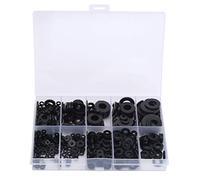ZLXCAOB 500Pcs Nylon Washers Black Gaskets Set Industrial Supplies M2 M2.5 M3 M4 M5 M6 M8 M10