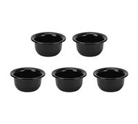 ZLXCAOB 5pcs Beard Foam Bowl Portable Durable Glossy Practical Soap Bowl for Home