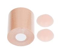 ZLXCAOB Adhesive Breast Lift Tape Push Up Sweat Proof Breathable Concealed Sticky Nipple Covers for Strapless Dress
