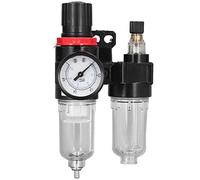 ZLXCAOB Air Compressor Filter Regulator Water Pressure Lubricator Tool Oil Separator G1/4in AFC2000