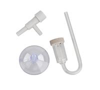 ZLXCAOB Aquarium CO2 Diffuser Transparent Acrylic Nanotechnology High Dissolution Rate Fish Tank Bubble Counter (M)