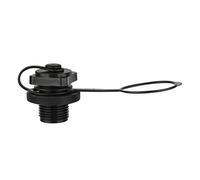 ZLXCAOB Black Plastic Inflatable Boat Replacement Air Valve 22.9mm Outer Diameter