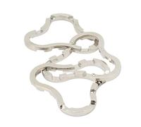 ZLXCAOB Cast Metal Coaster Puzzle Toy Portable Home Office Kids Adult Unlock Interlocking Puzzle Educational Toy