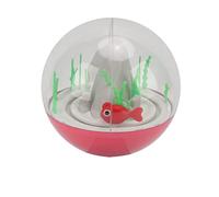 ZLXCAOB Cat Ocean Ball Toy Fish Rotation Chasing Interactive Electric Cat Ocean Ball for Cats (Pink)